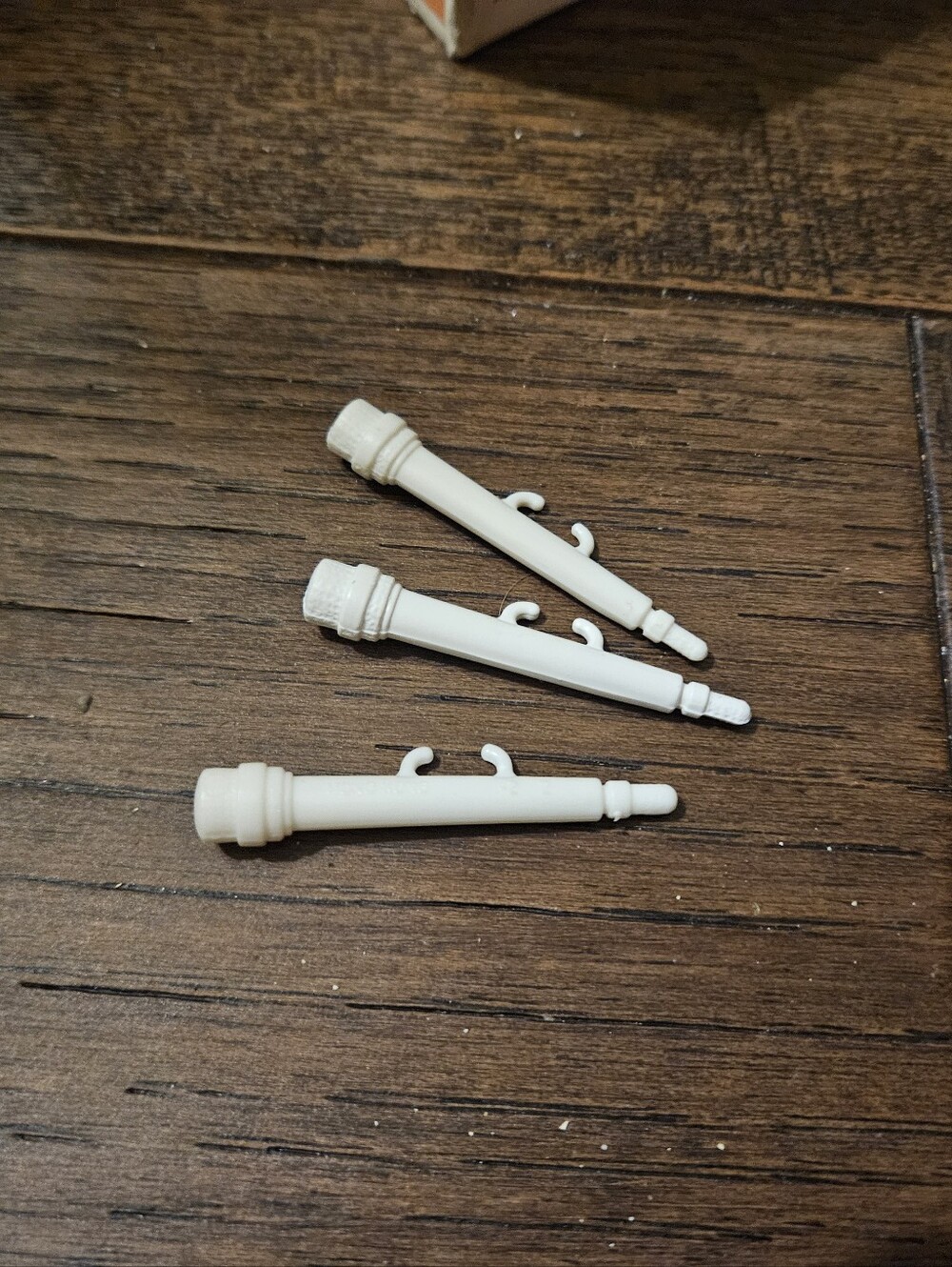 VINTAGE 1980s Barbie and the ROCKERS White MICROPHONE Lot Of 3 Used Condition. 